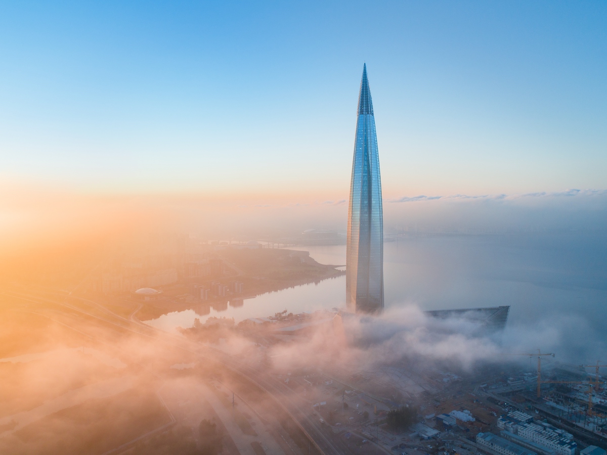 Lakhta Center - Facade Lighting Design — Saint Petersburg, Russia: architectural lighting design by Lichtvision (architecture by RMJM)