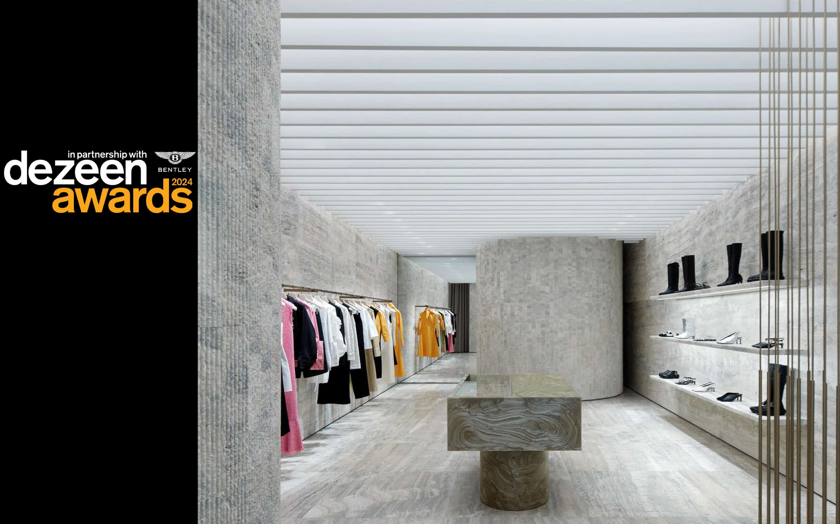 Jil Sander Longlisted at Dezeen Awards 2024 — Lichtvision news article cover image