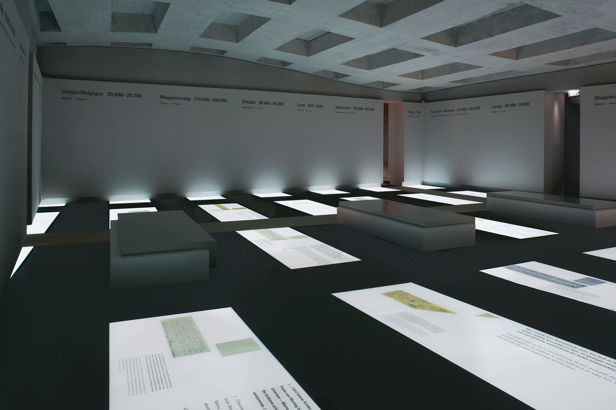 Holocaust Memorial Berlin — Berlin, Germany: lighting design view 2 of 4, by Lichtvision