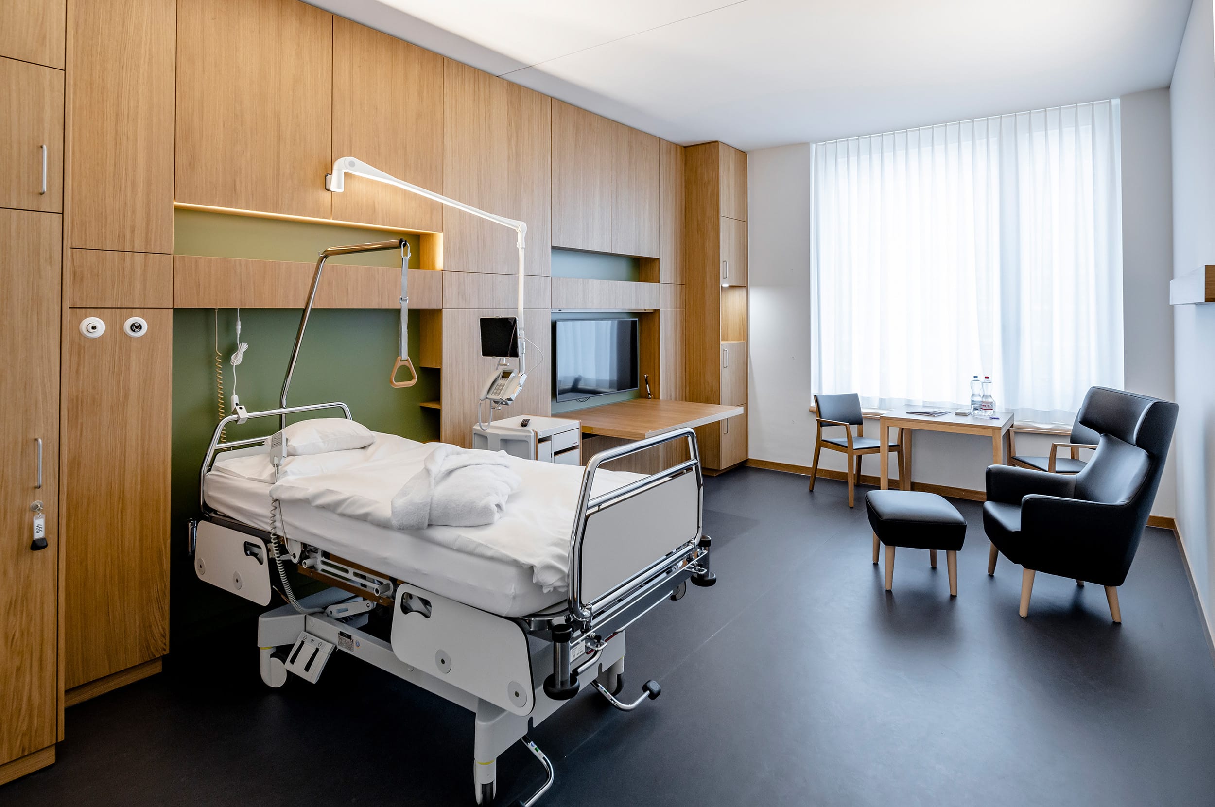 Felix Platter Hospital — Basel, Switzerland: lighting design view 7 of 9, by Lichtvision