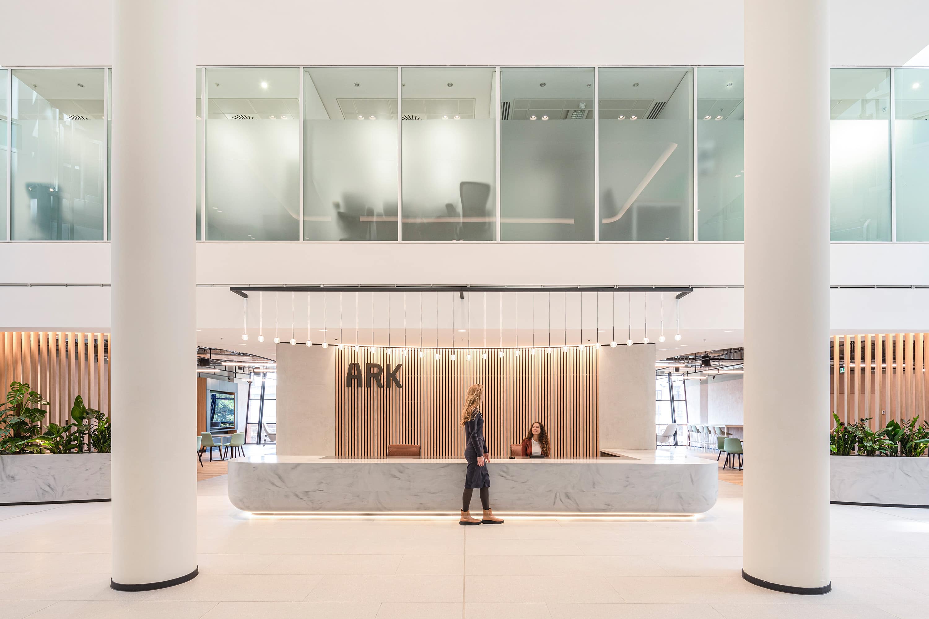 The Ark, Hammersmith — London, United Kingdom: architectural lighting design by Lichtvision (architecture by Gensler)