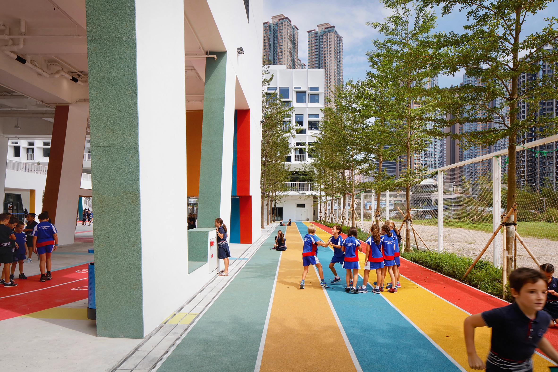 French International School — China: lighting design view 9 of 11, by Lichtvision