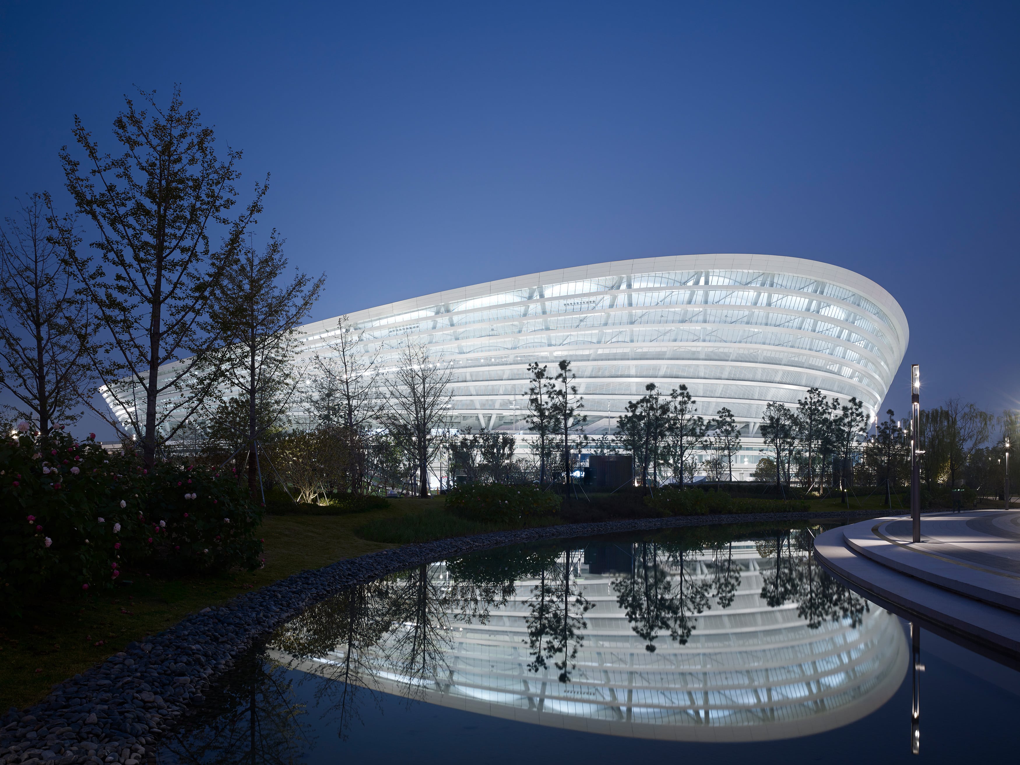 Suzhou Olympic Sports Centre — China: lighting design view 4 of 8, by Lichtvision