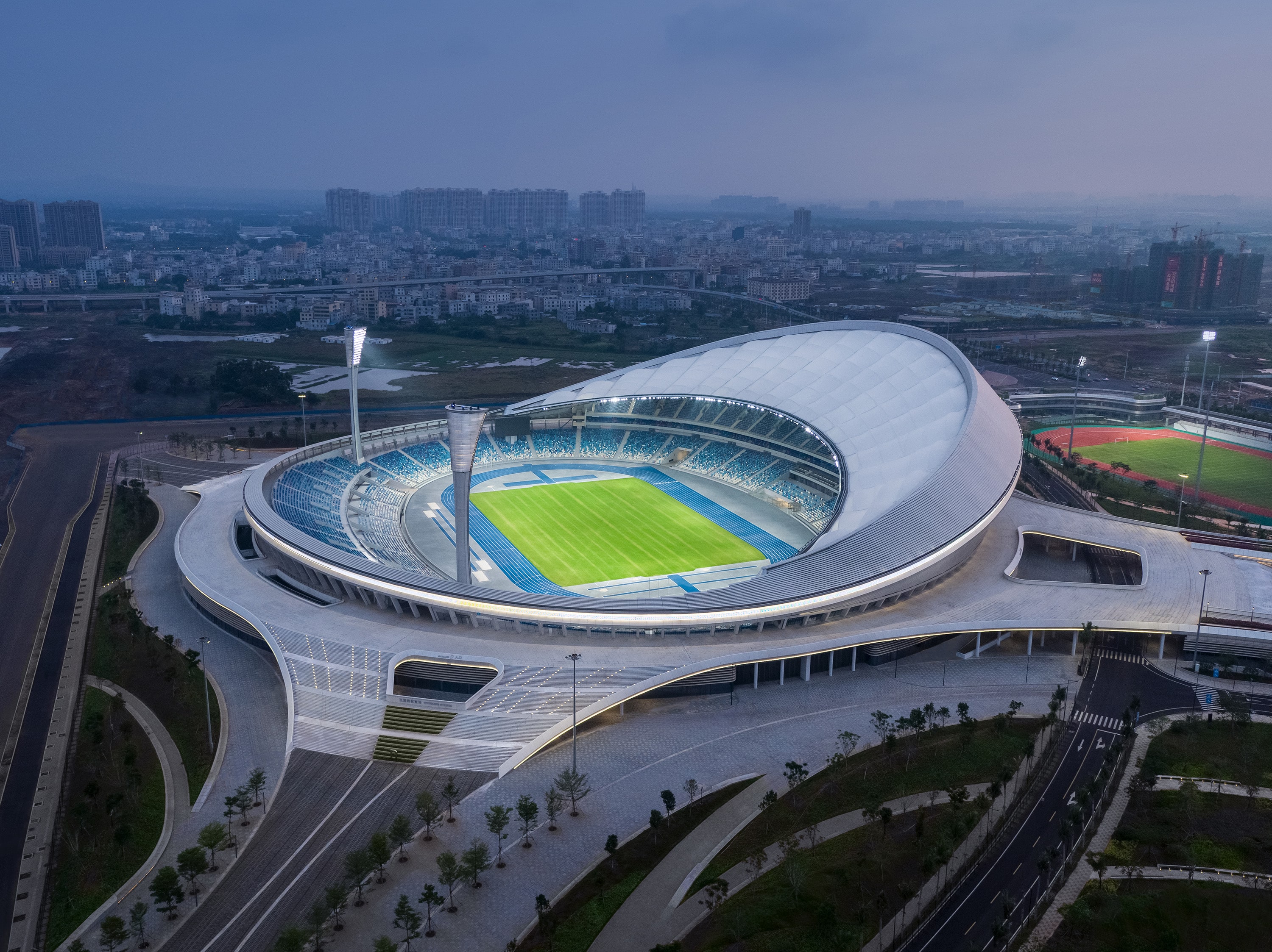 Wuyuanhe Stadium — China: lighting design view 3 of 6, by Lichtvision
