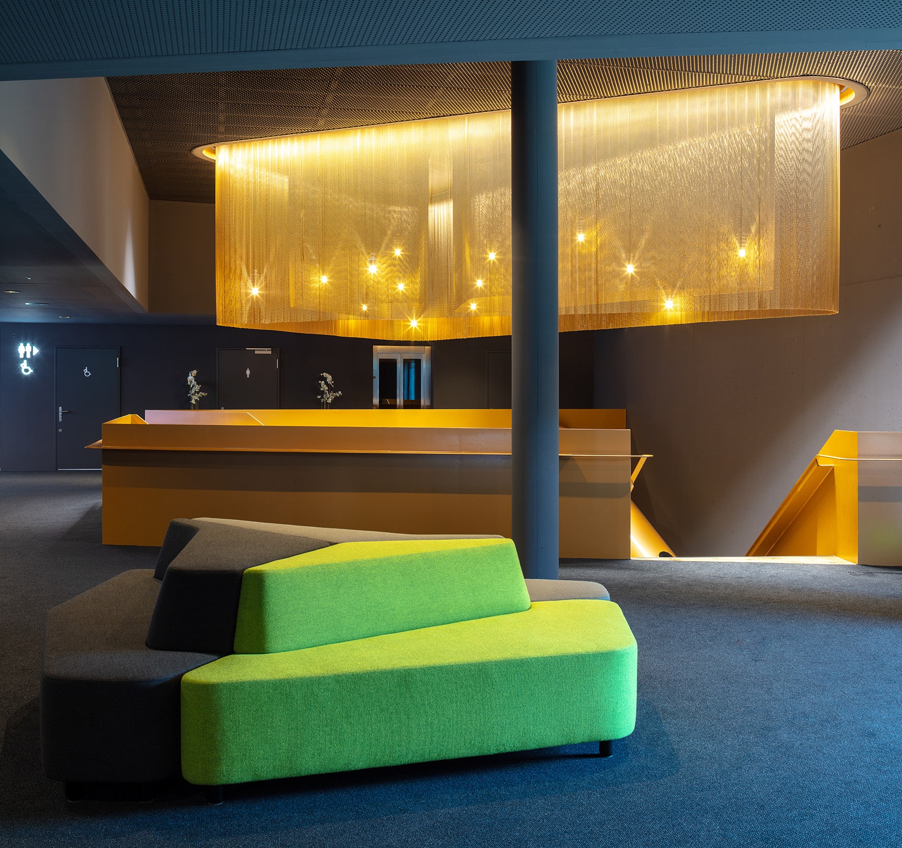 Kitag Cinedome Muri — Muri, Switzerland: lighting design view 5 of 6, by Lichtvision