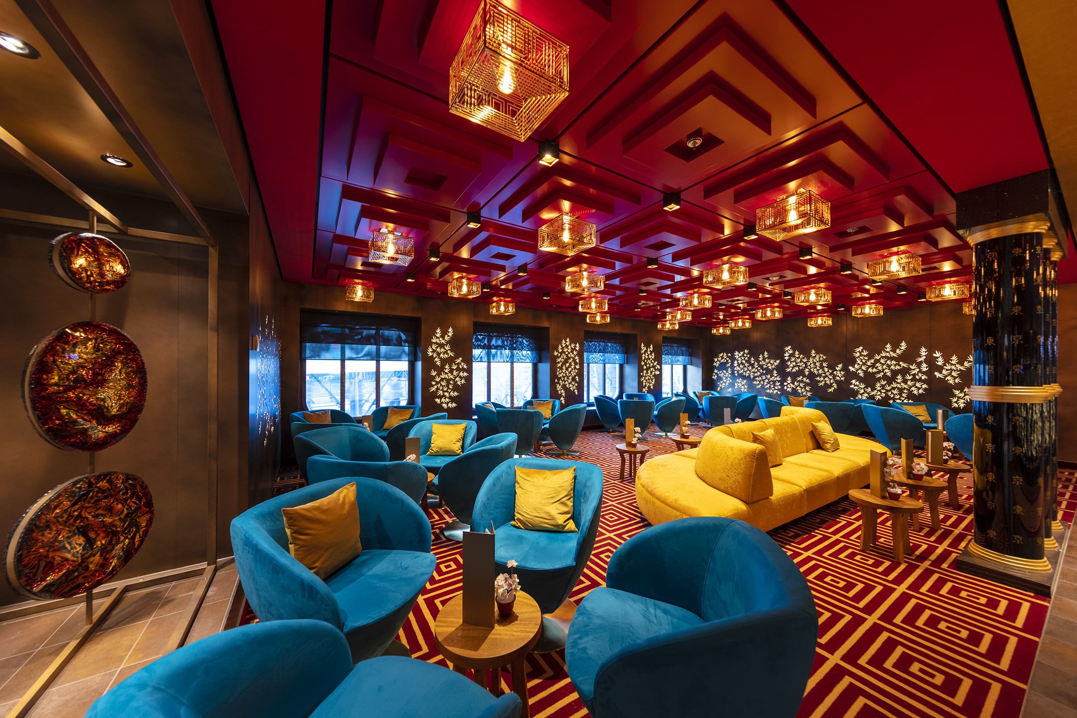 Aidanova — Cruise Ship Lighting Design — Germany: architectural lighting design by Lichtvision (architecture by Partner Ship Design)