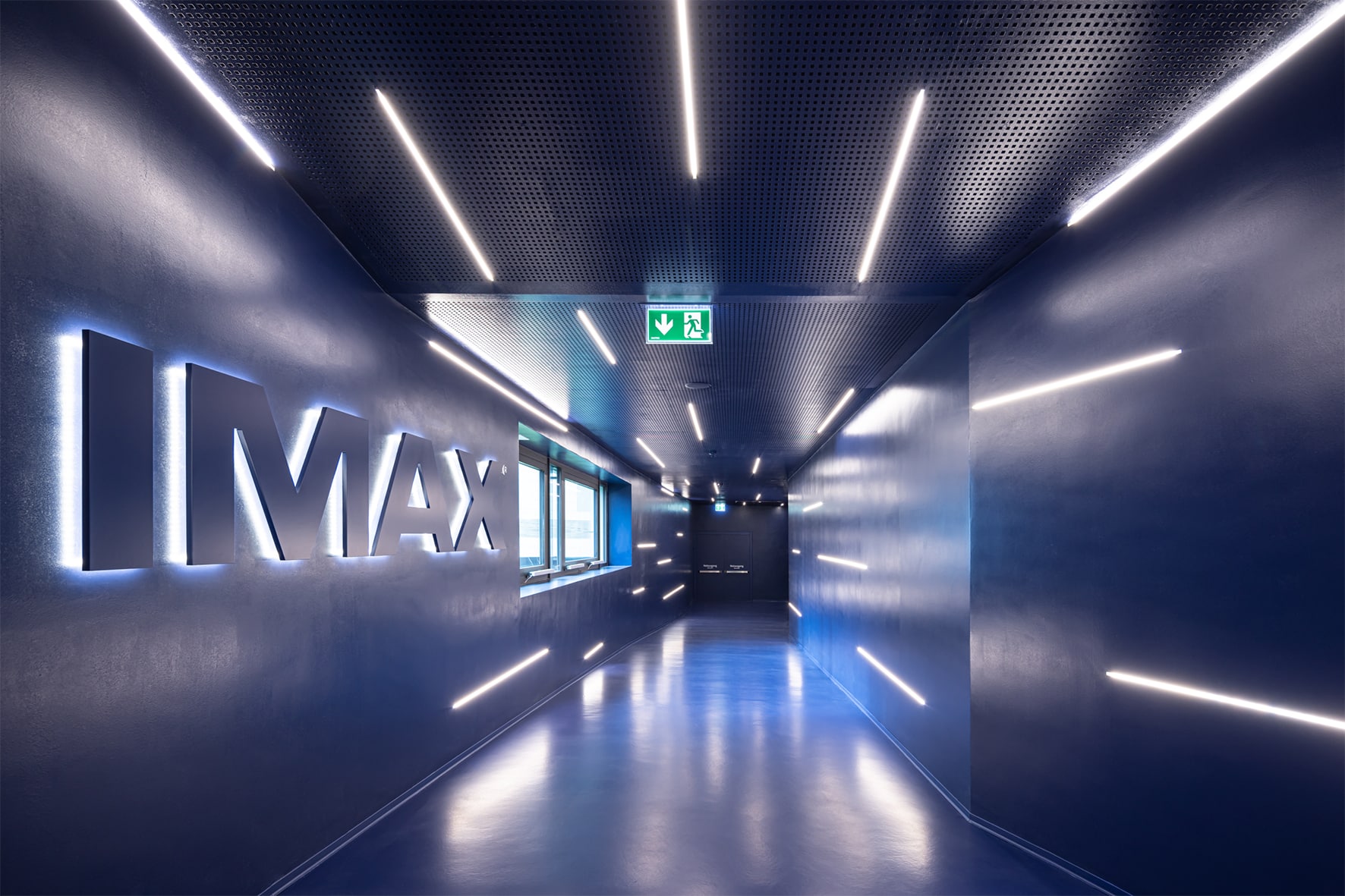 Blue Cinema Chur — Chur, Switzerland: lighting design view 4 of 9, by Lichtvision