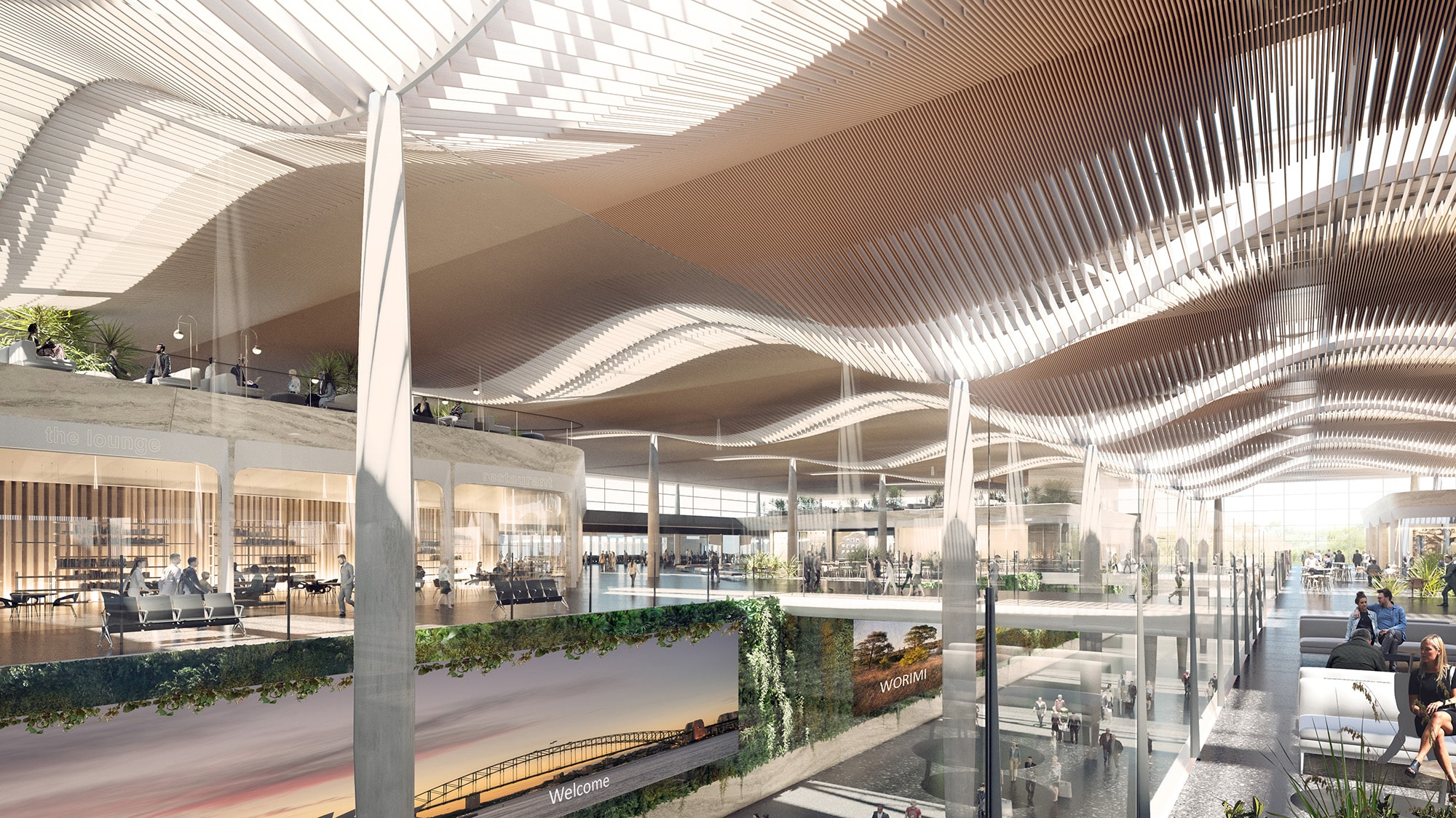 Western Sydney International (Nancy-Bird Walton) Airport — Western Sydney, Australia: lighting design view 2 of 2, by Lichtvision