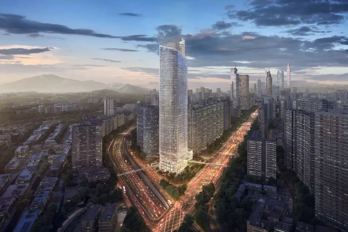 No.1 Shennan Road — China: lighting design view 1 of 10, by Lichtvision