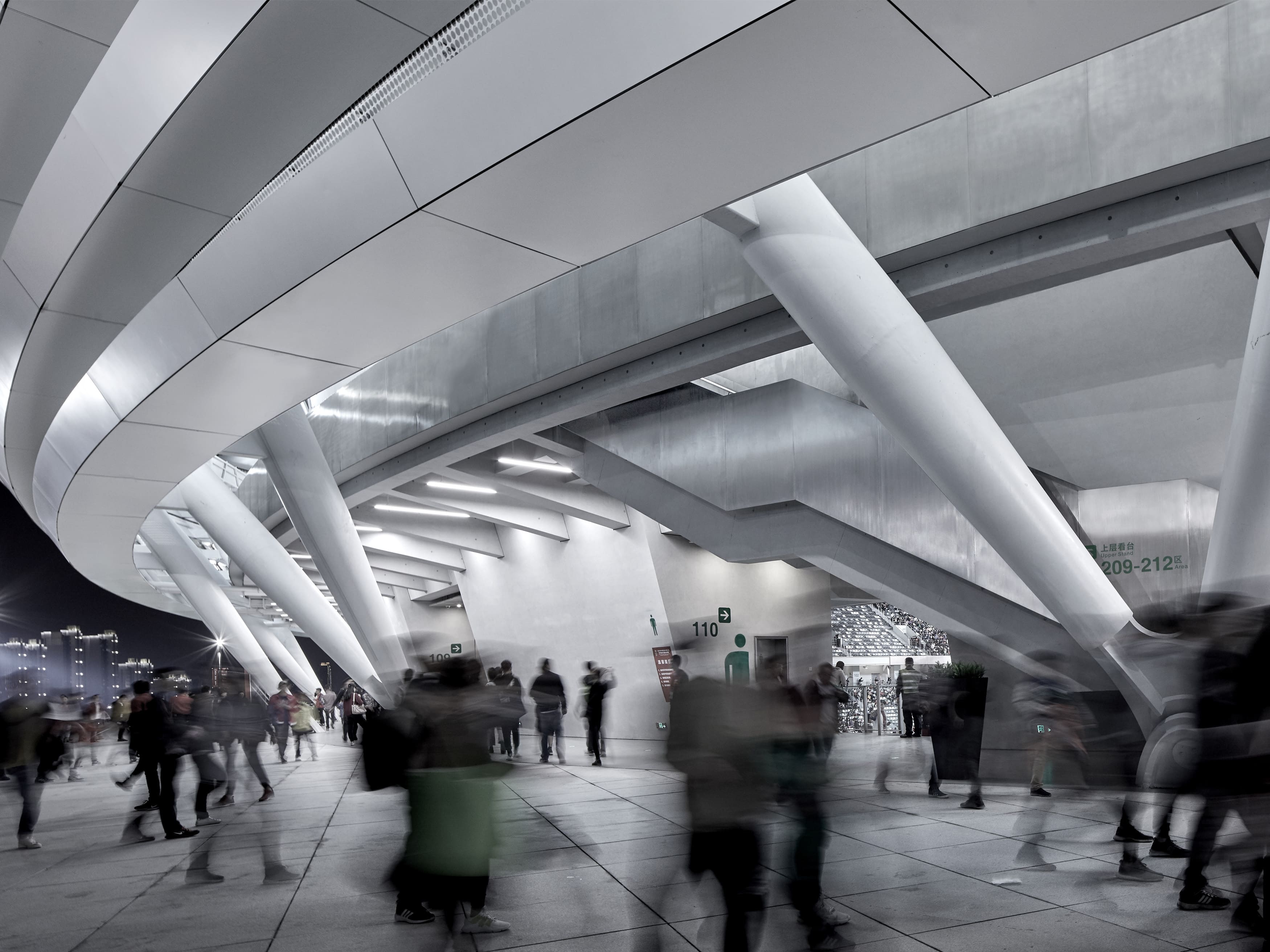 Suzhou Olympic Sports Centre — China: lighting design view 5 of 8, by Lichtvision
