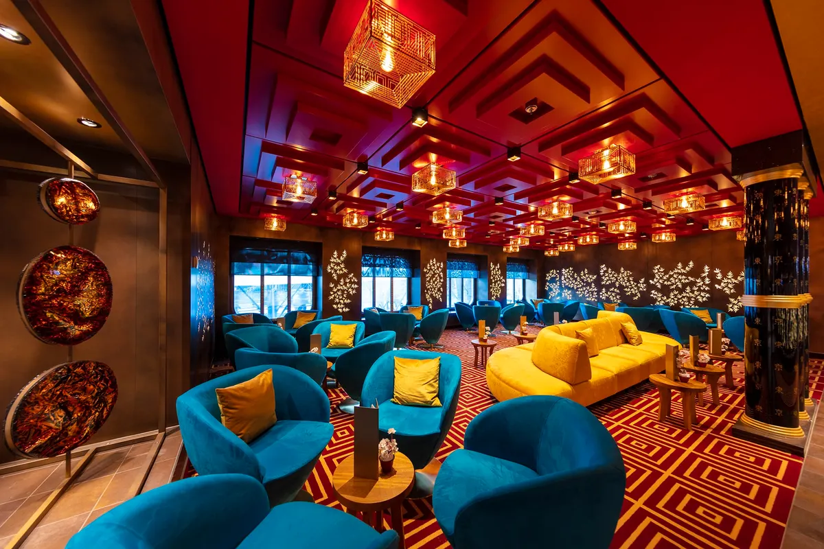 Aidanova — Cruise Ship Lighting Design — Germany: architectural lighting design by Lichtvision (architecture by Partner Ship Design)