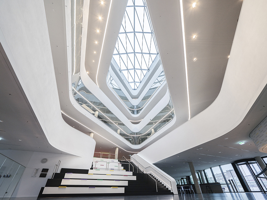 Covestro Headquarters — Germany: architectural lighting design by Lichtvision (architecture by HENN)