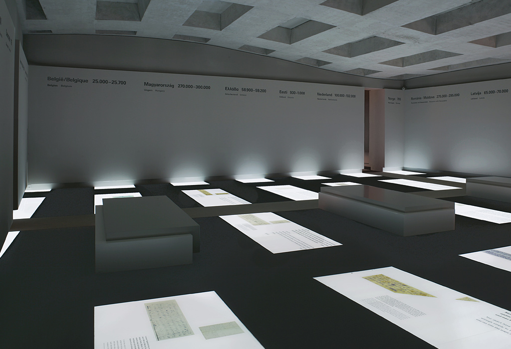 Holocaust Memorial Berlin — Berlin, Germany: architectural lighting design by Lichtvision (architecture by Peter Eisenman)