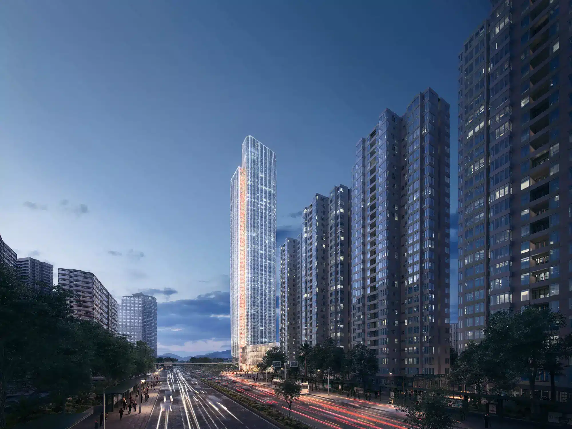 No.1 Shennan Road — China: lighting design view 2 of 10, by Lichtvision