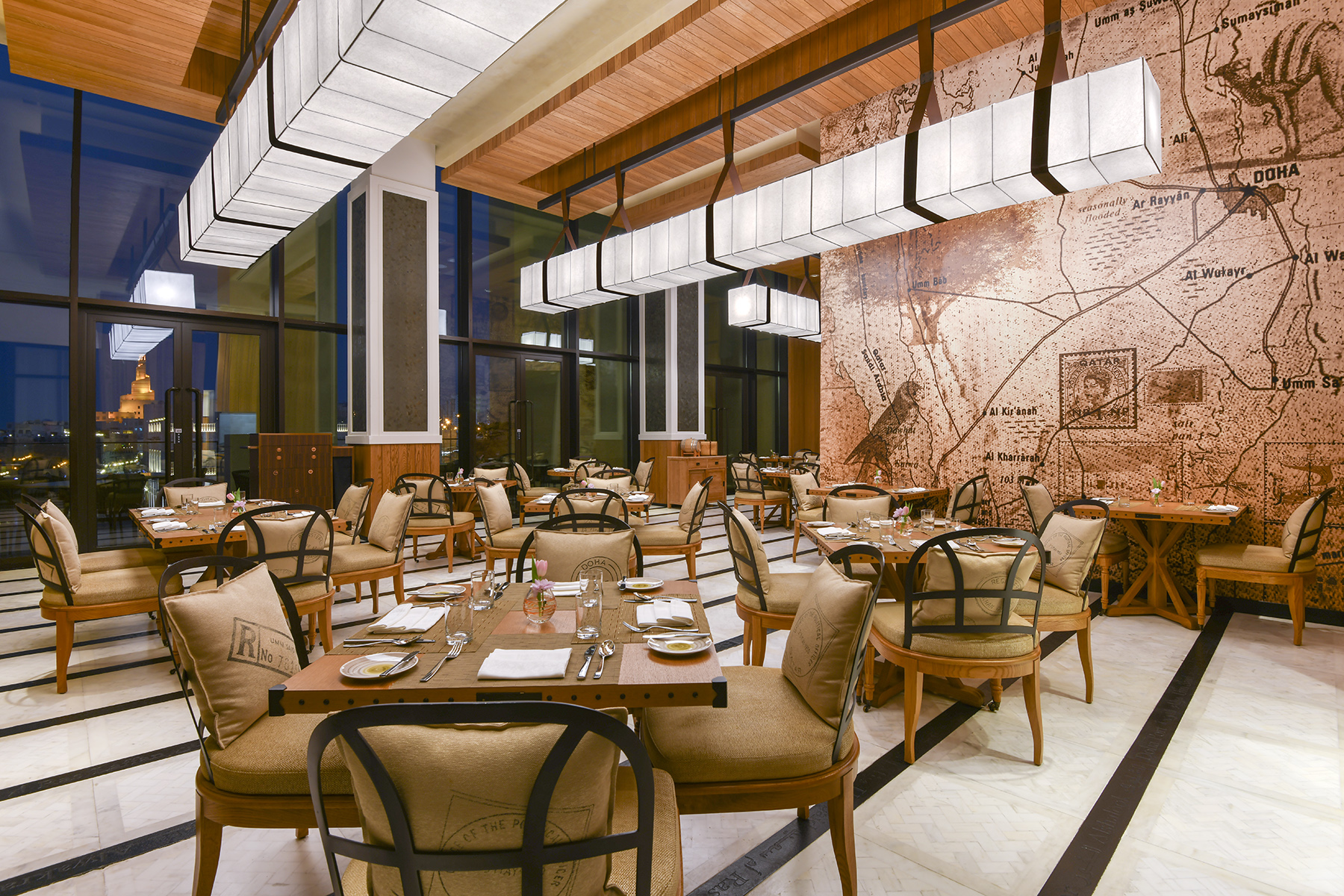 Alwadi Hotel Doha — Doha, Qatar: lighting design view 5 of 10, by Lichtvision