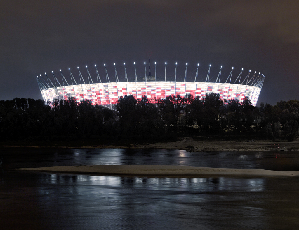 National Stadium Warsaw — Warsaw, Poland: lighting design view 7 of 8, by Lichtvision