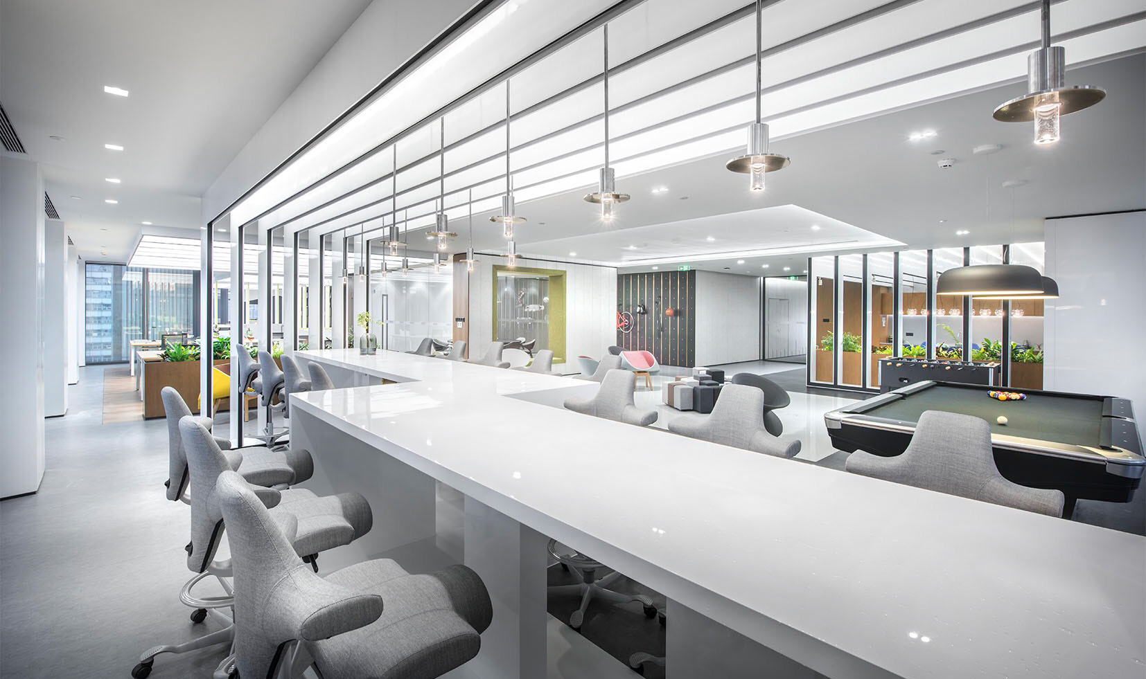 Dachong Showroom Office — China: lighting design view 4 of 7, by Lichtvision