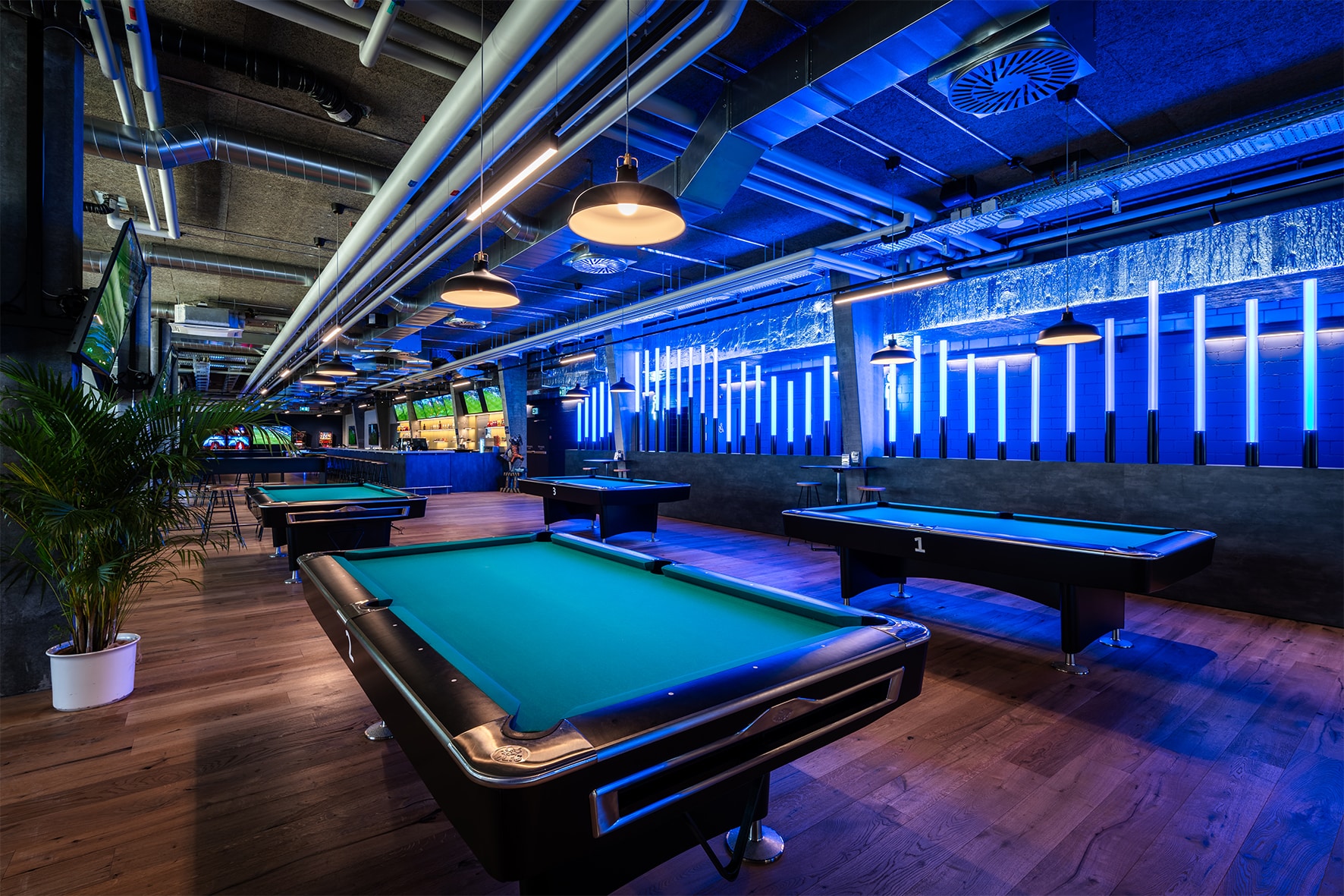 Blue Cinema Chur — Chur, Switzerland: lighting design view 8 of 9, by Lichtvision
