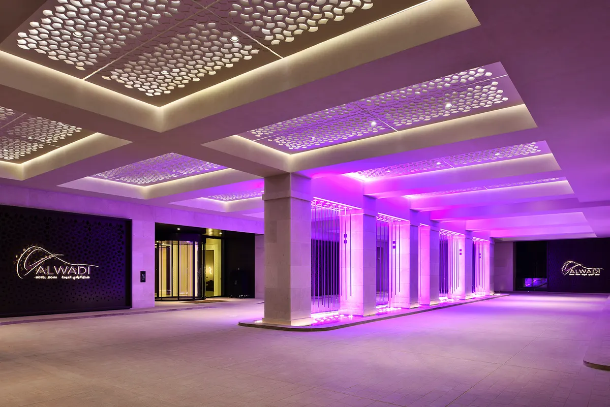 Alwadi Hotel Doha — Doha, Qatar: architectural lighting design by Lichtvision