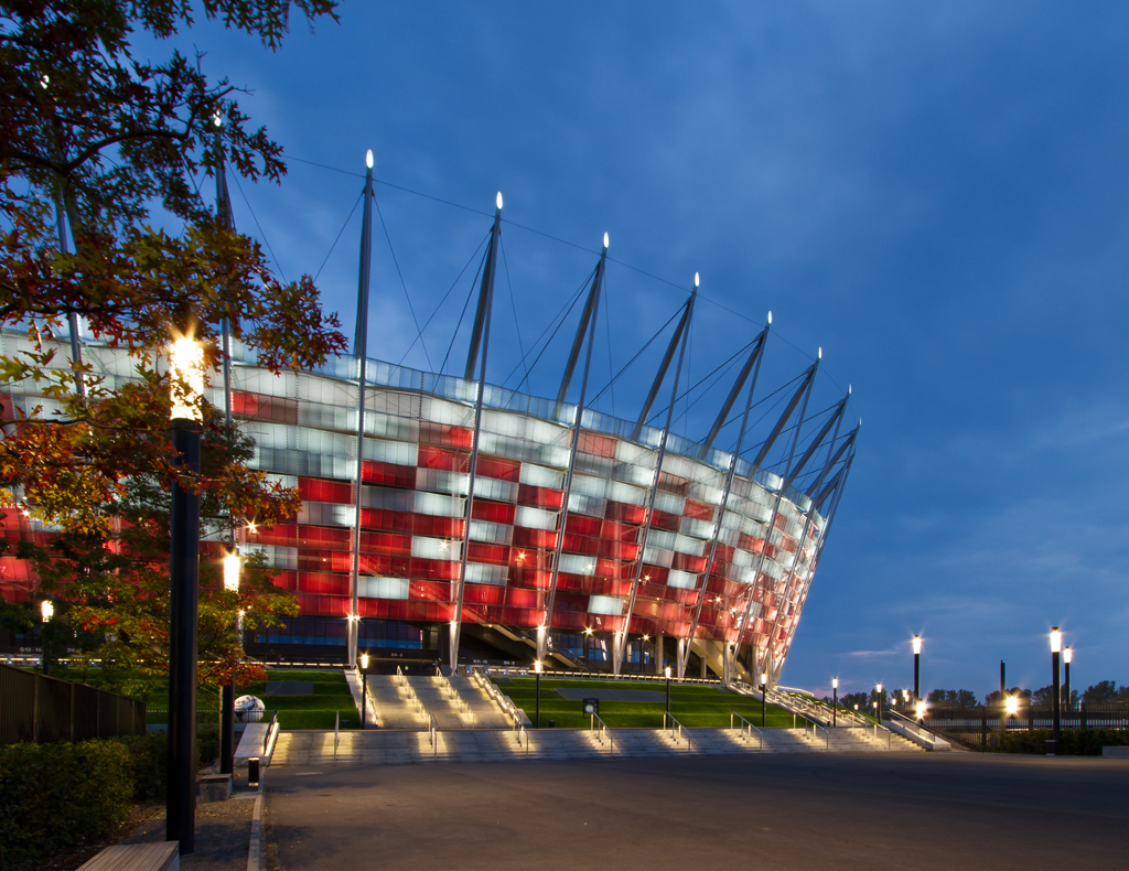National Stadium Warsaw — Warsaw, Poland: lighting design view 3 of 8, by Lichtvision