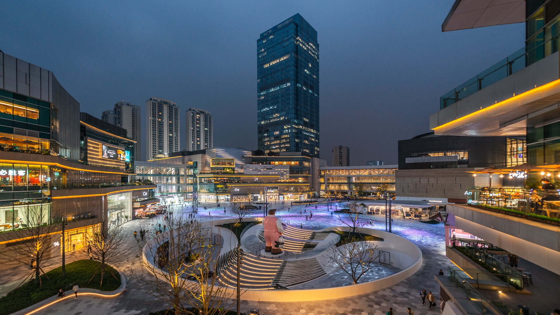 The MixC Chengdu Central Square — China: lighting design view 2 of 9, by Lichtvision
