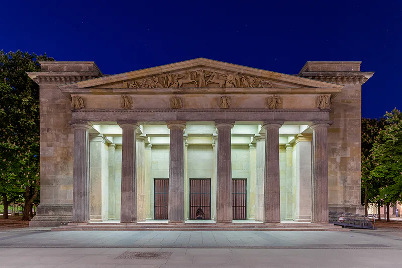 Neue Wache — Berlin, Germany: lighting design view 1 of 2, by Lichtvision