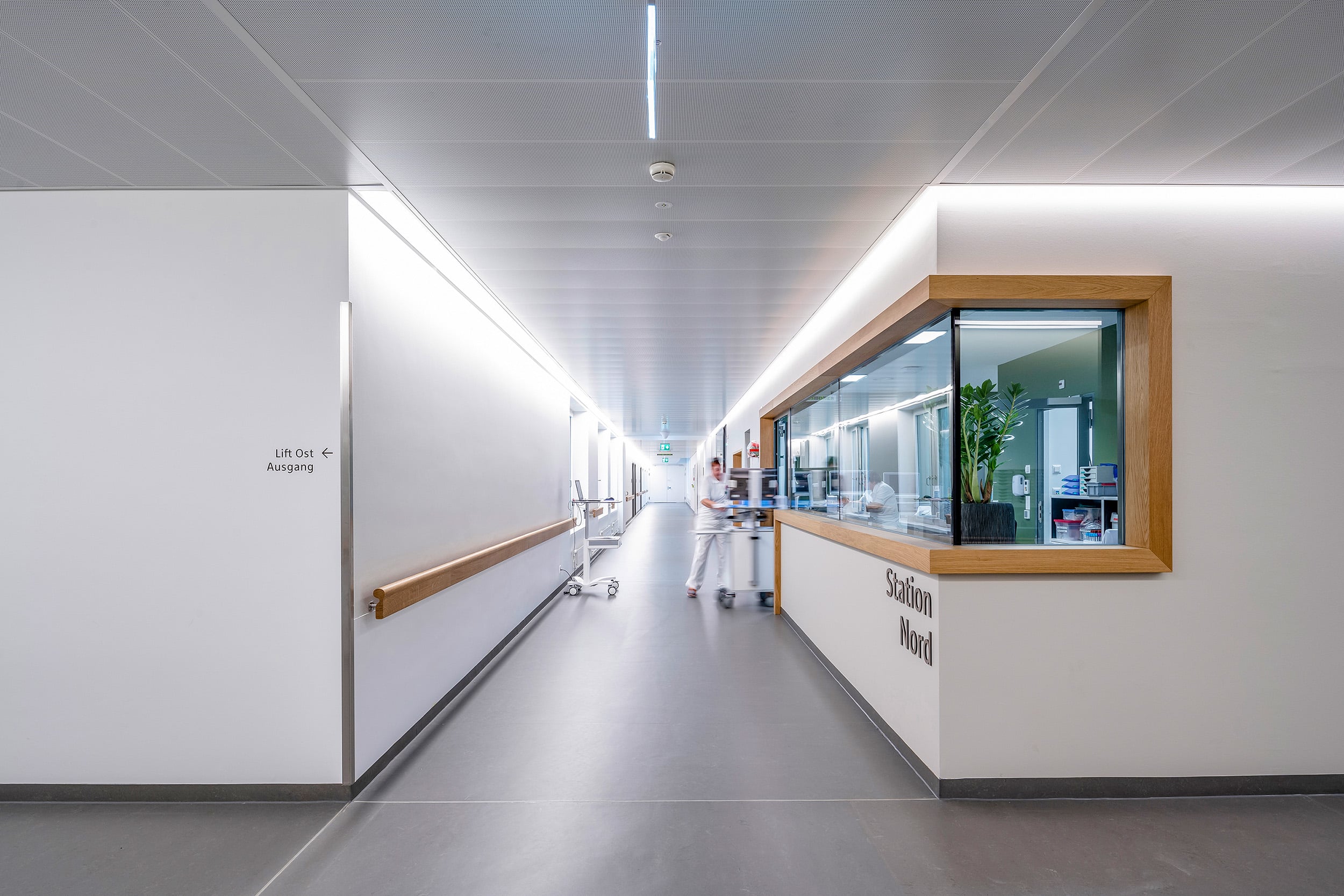 Felix Platter Hospital — Basel, Switzerland: lighting design view 2 of 9, by Lichtvision