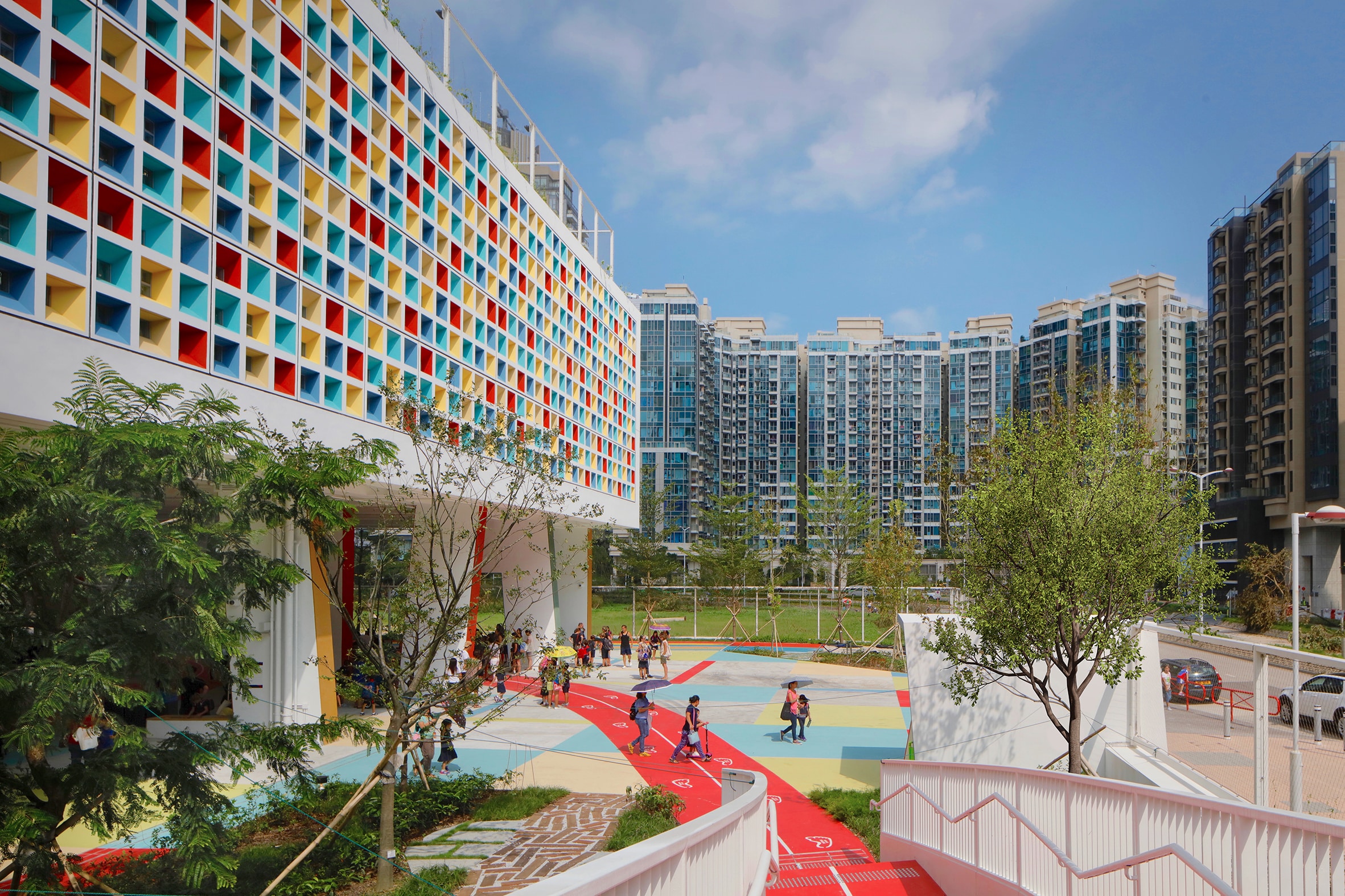 French International School — China: lighting design view 3 of 11, by Lichtvision