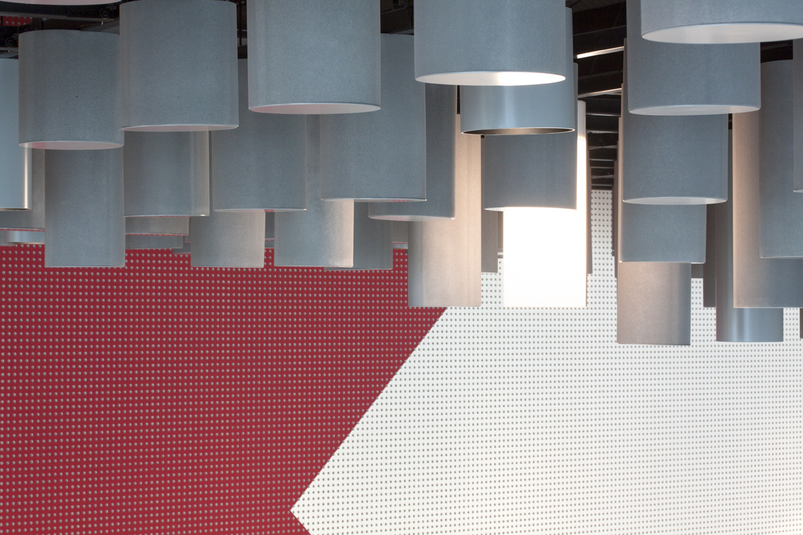 Audi Canteen — Germany: lighting design view 7 of 7, by Lichtvision