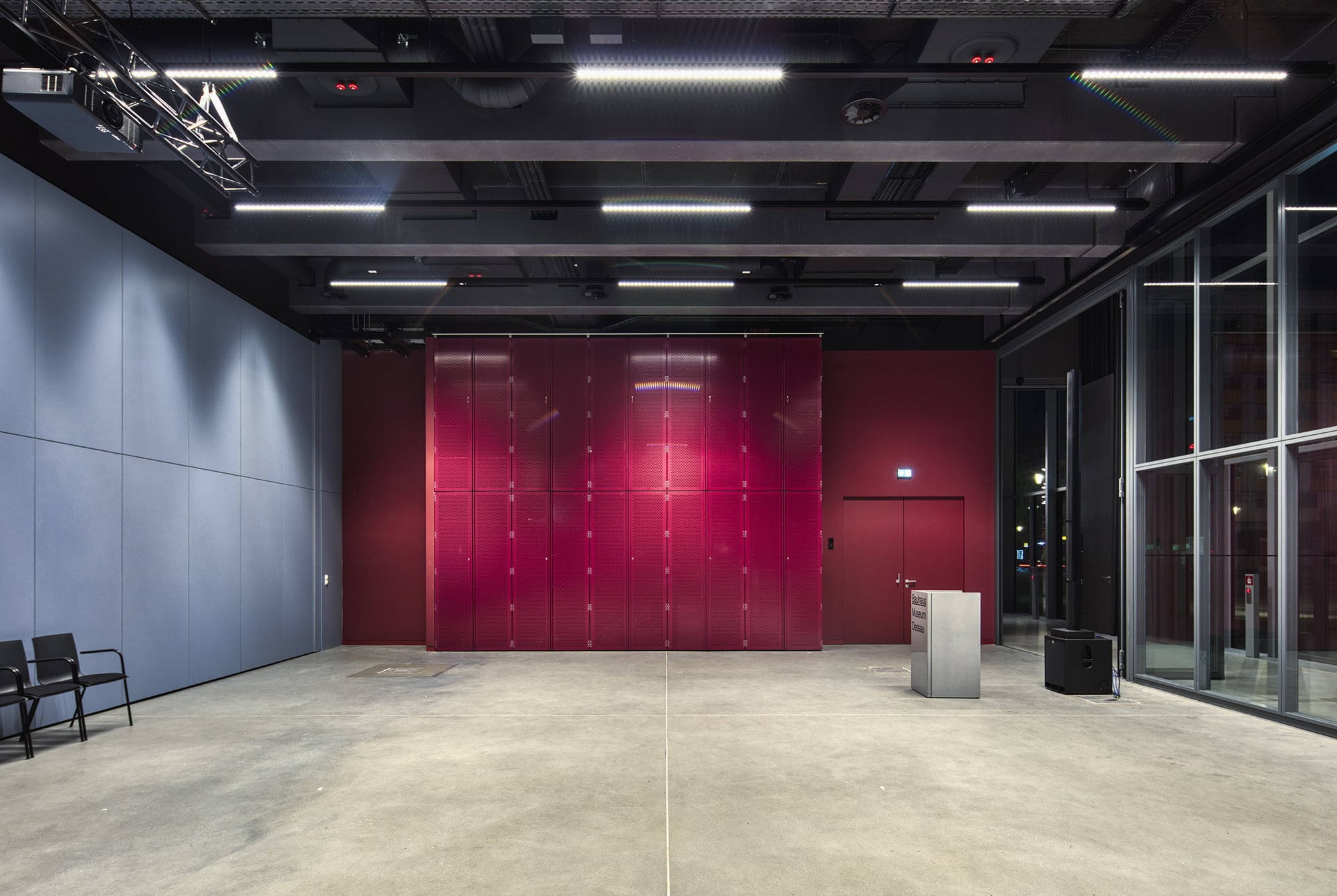 Bauhaus Museum Dessau — Dessau, Germany: lighting design view 3 of 5, by Lichtvision