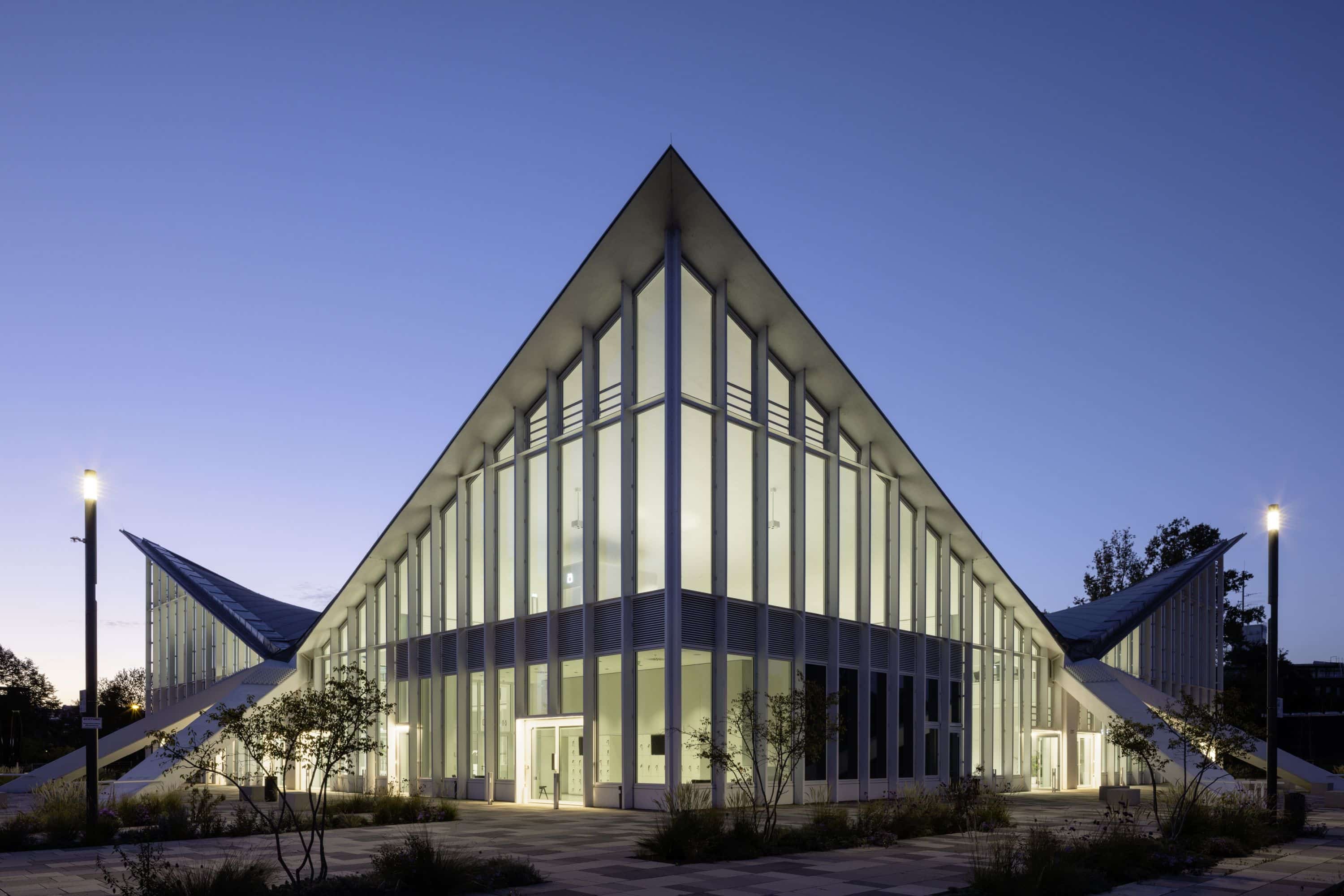 Hyparschale Magdeburg — Germany: lighting design view 2 of 7, by Lichtvision