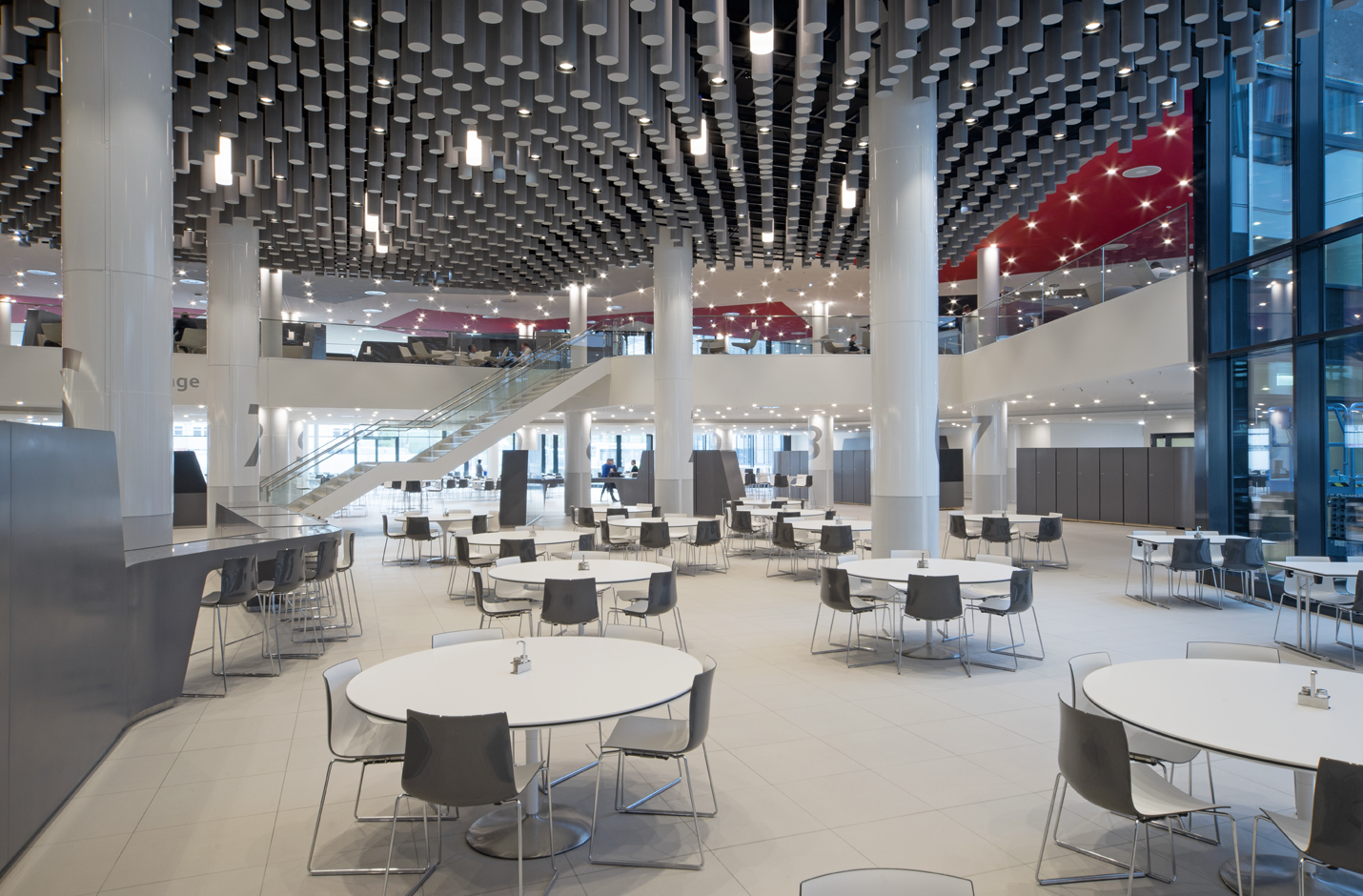 Audi Canteen — Germany: lighting design view 2 of 7, by Lichtvision
