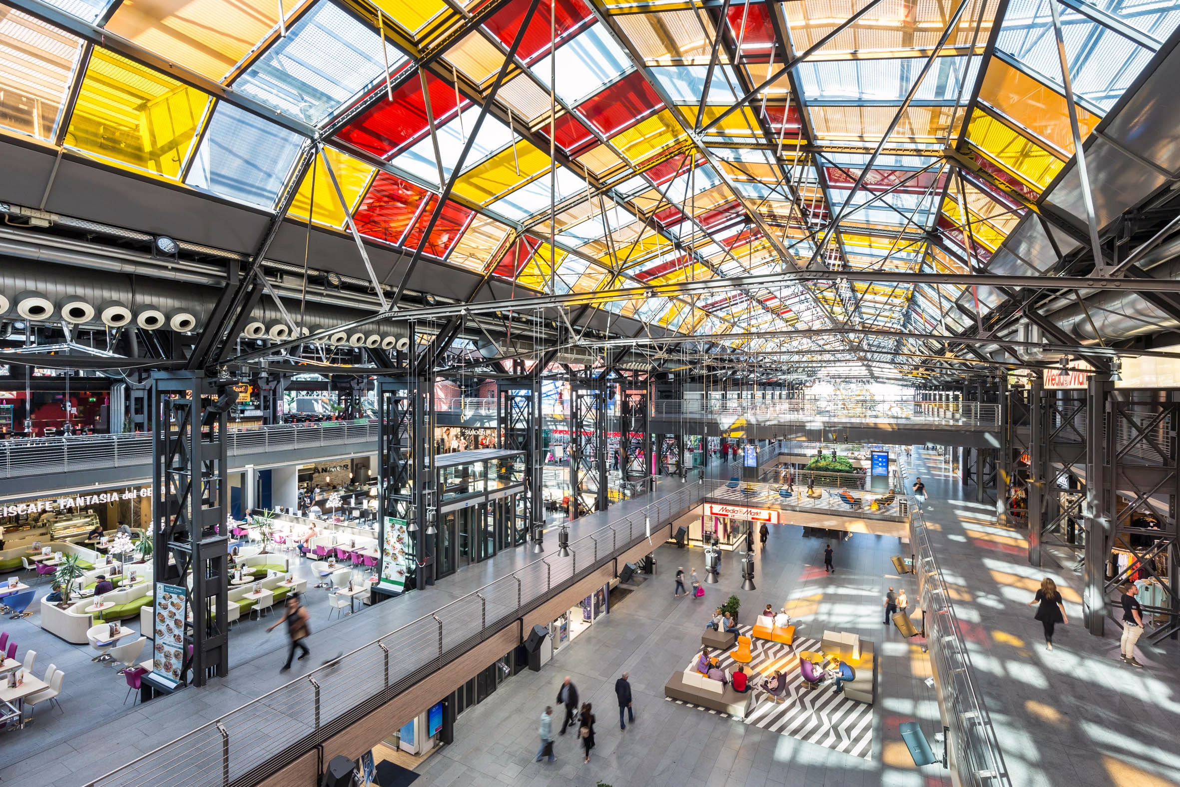 Hallen am Borsigturm — Germany: lighting design view 5 of 7, by Lichtvision
