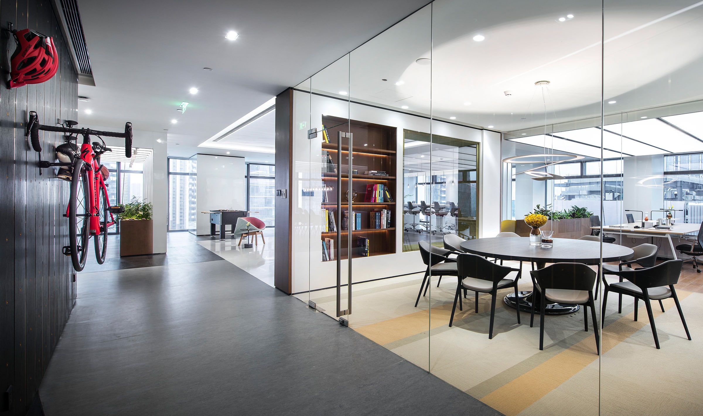 Dachong Showroom Office — China: lighting design view 5 of 7, by Lichtvision