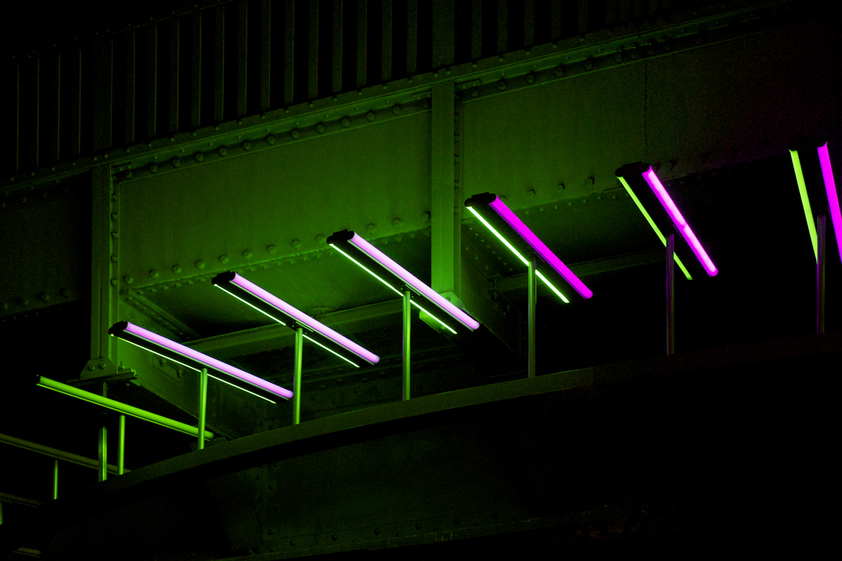 Light Installation in the Bleibtreustrasse — Berlin, Germany: lighting design view 3 of 3, by Lichtvision