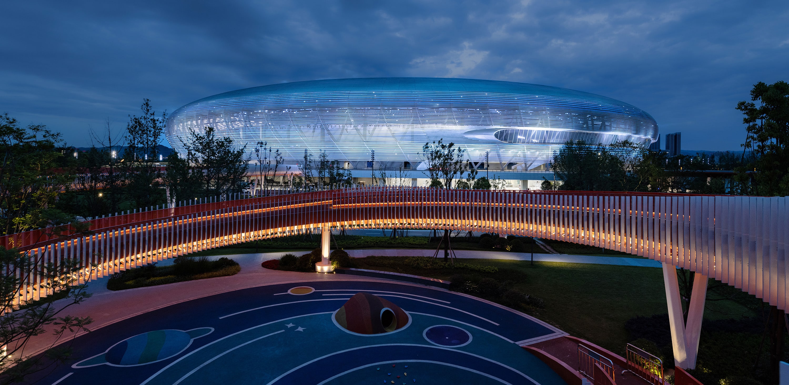 Dong'An Lake Sports Park — China: lighting design view 6 of 7, by Lichtvision