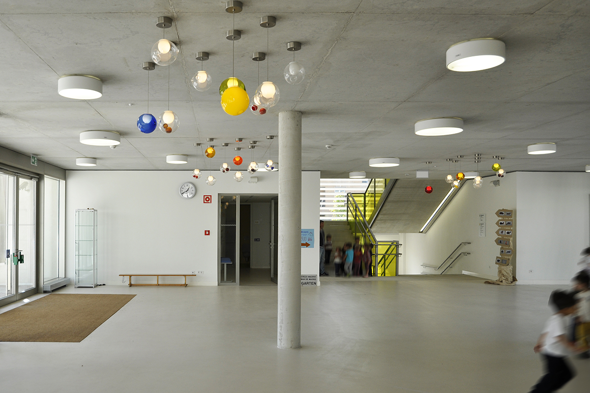 German School Madrid — Madrid, Spain: lighting design view 6 of 6, by Lichtvision