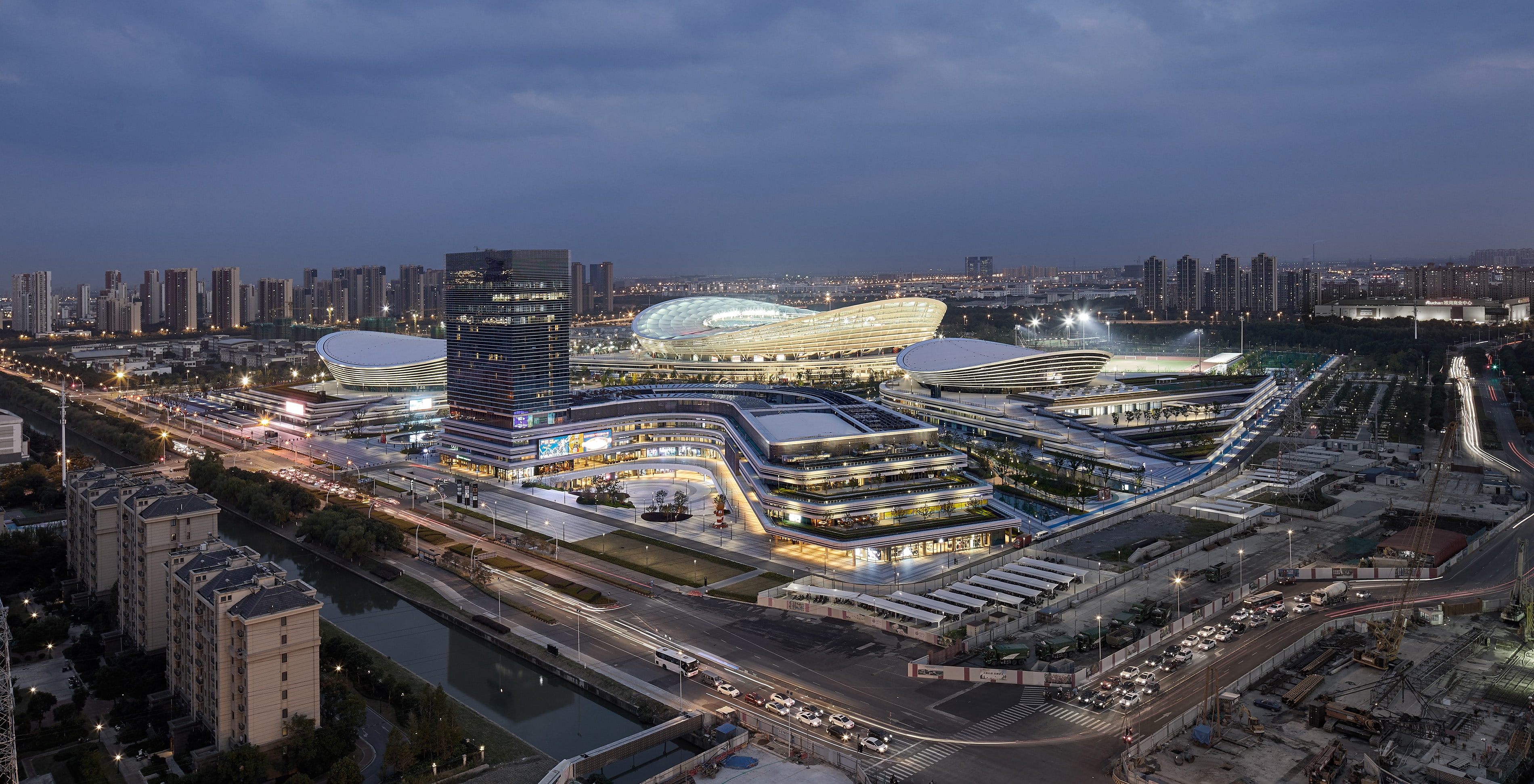 Suzhou Olympic Sports Centre — China: lighting design view 6 of 8, by Lichtvision