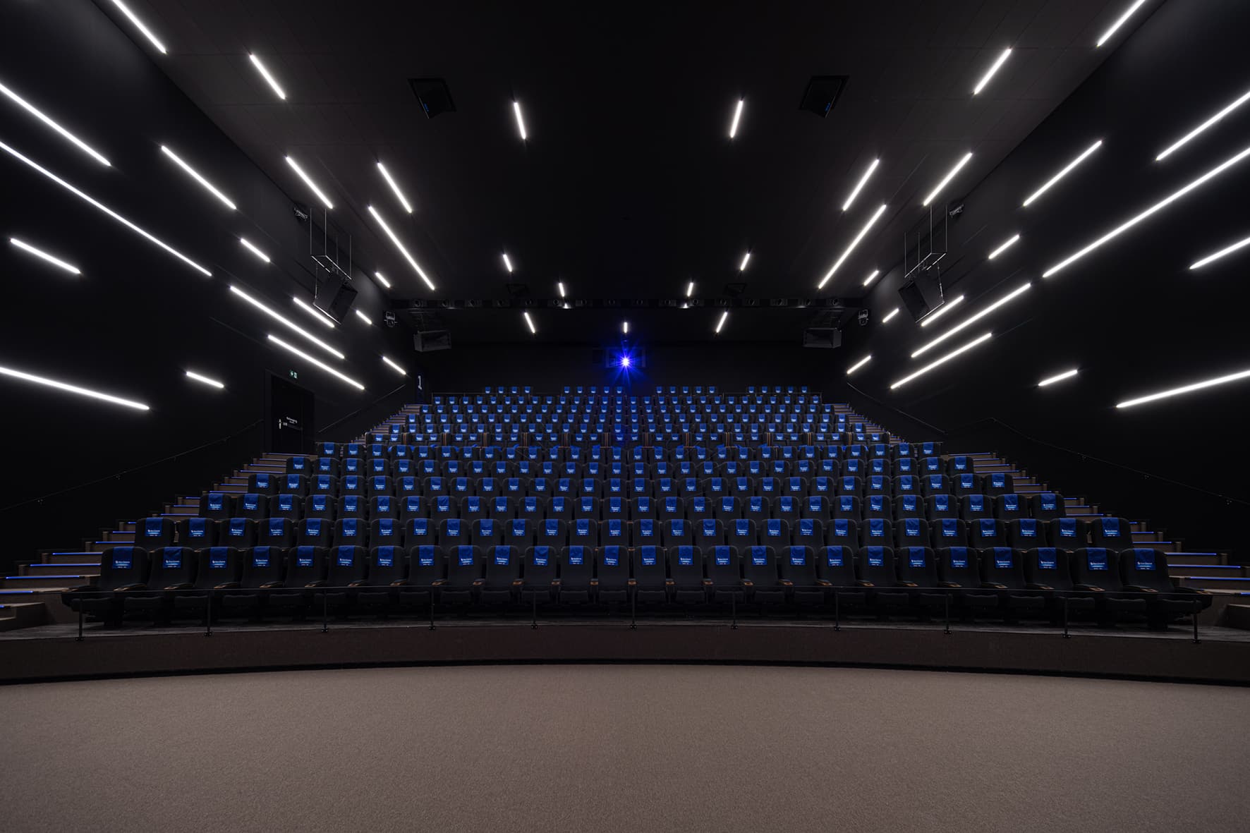 Blue Cinema Chur — Chur, Switzerland: lighting design view 5 of 9, by Lichtvision