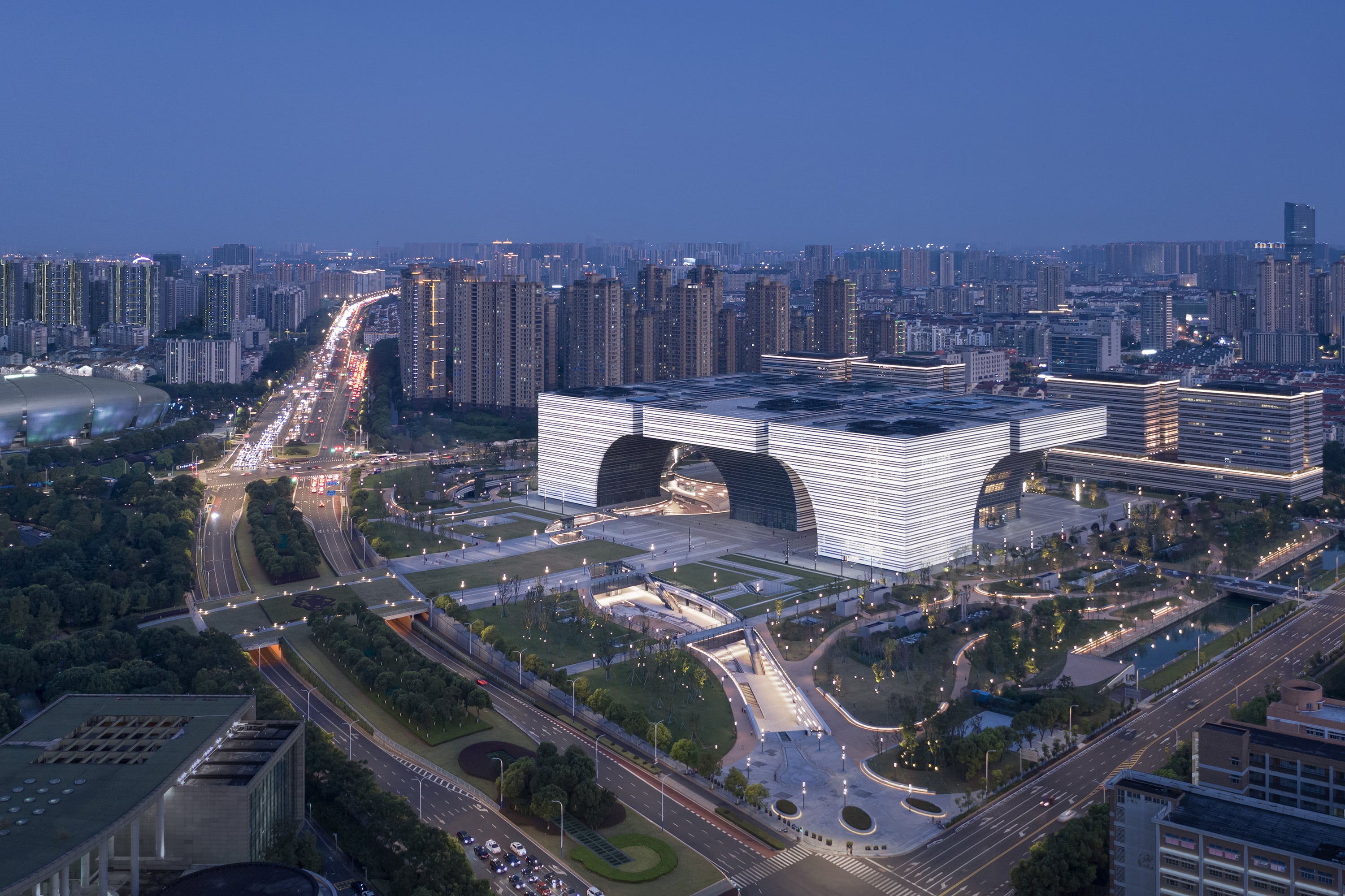 Changzhou Culture Plaza — China: lighting design view 6 of 6, by Lichtvision
